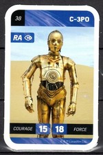 Cartes STAR WARS SOLO Leclerc 2018 #38 C-3PO