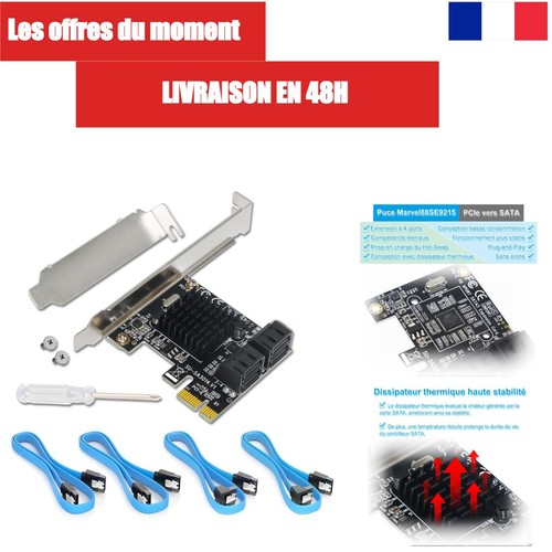 Carte pcie sata - carte, 4