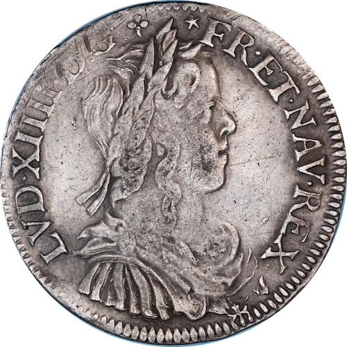 Louis xiv demi écu à - louis,