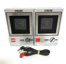 SONY APM-007AV SYSTÈME DE HAUT-PARLEURS AMPLIFICATEUR DEUX PIÈCES MONITEUR IN...