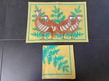 1 set de table Hermès jaune