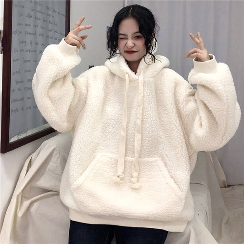 Manteau fausse laine pour - laine,