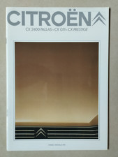 Brochure Citroën CX 2400