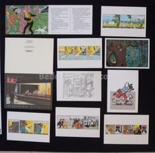 Lot Cartes Postales HERGE TINTIN (134)