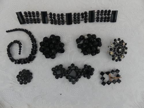 Lot perles anciennes broche - lot,