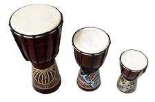 20/30/40 CM Peint Djembe
