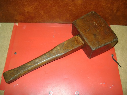 Ancien maillet menuisier - maillet,