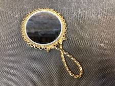 Ancien petit miroir de sac à