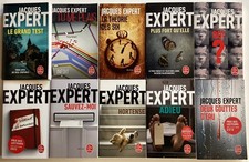 10 romans JACQUES EXPERT livre lot roman poche thriller POLICIER