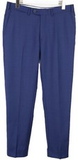 Suitsupply Brescia Pantalon Homme ( Ue ) 46 Coupe Fuseau Plissé Braguette Zip