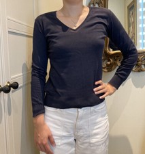 Pull pull femme col V grand