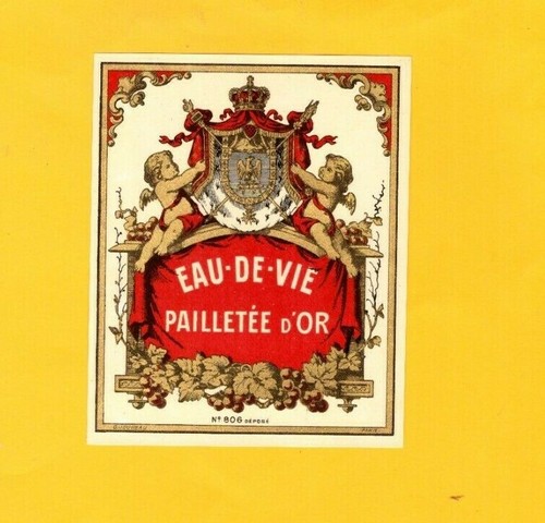 Etiquette alcool eau de vie - alcool, /