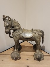 Statue grand cheval laiton