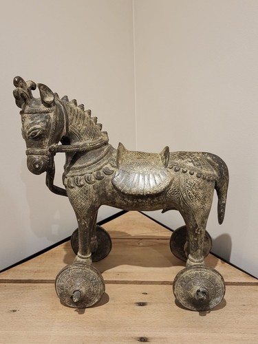 Statue grand cheval - , laiton