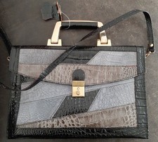 Sac main vintage cuir - en,