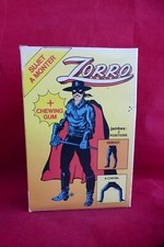 Figurine publicitaire 1985 Zorro Chewing Gum May - En boite Cape trace de scotch