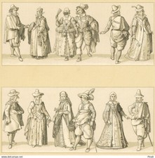 Albert Racinet Costume Historique Loup Bal Masqué Bourgeois Gentilhomme Déguise
