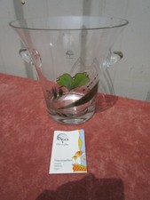 SEAU A GLACE "PAUL NAGEL" D' EPOQUE CONTEMPORAINE EN VERRE EMAILLE