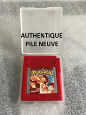 Pokemon Version Rouge Nintendo Game boy Gameboy AUTHENTIQUE 🔋 PILE NEUVE 🔋