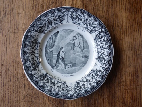 Assiette parlante creil - creil, et