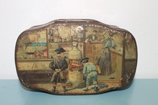 Très rare Boite Tole Lithographiée Encre Antoine Paris 1900 Publicitaire