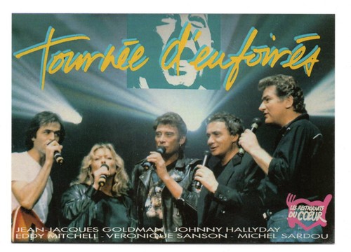 Johnny hallyday carte - johnny, postale