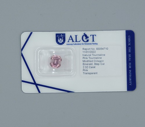 Tourmaline rose certificat - tourmaline,