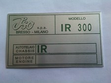 Plaque D'Identification Iso