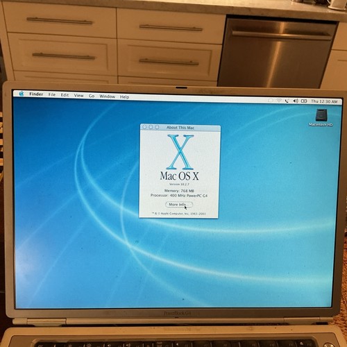 Apple powerbook titanium - powerbook, g4