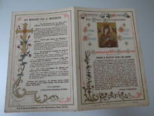 Image pieuse souvenir mission des peres redemptoristes saudinos