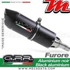 Échappement silencieux GPR FURORE Aluminium noir YAMAHA YZF 1000 R1 2003