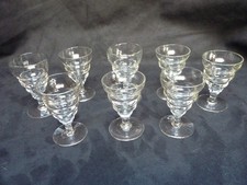 Lot de 8  ANCIENS VERRES DE