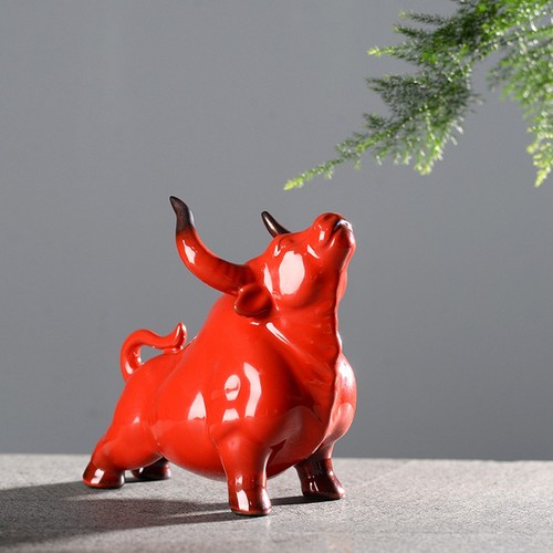 Retro bronze red lucky animal - retro,