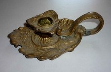 Bougeoir Rat de Cave Bronze