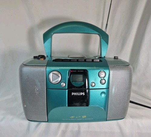 Y2k philips teal - philips, fm/am