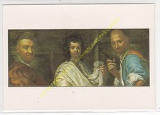 CP ART TABLEAU FRA VITTORE DEL GALGARIO Enseigne du barbier Oletta