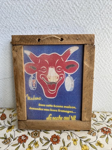 Cadre bois pub vache qui - bois,