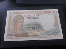 billet de 50 francs CERES