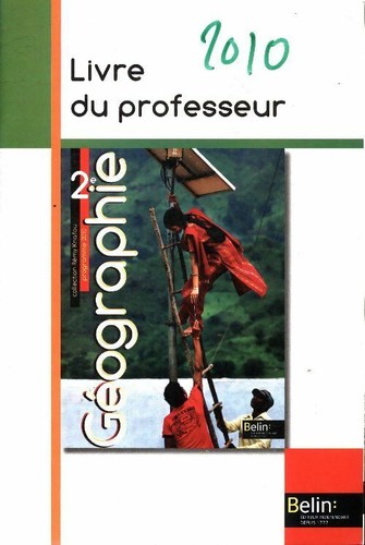 Géographie seconde livre - seconde,
