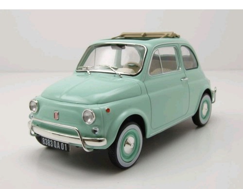 Fiat 500 1968 bleu - fiat, pastel