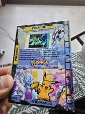 PIKACHU pokemon Morceau de pellicule cinéma 35mm, 1er  film intégrée ds  Carte 