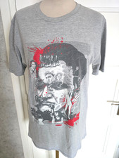 TEE SHIRT GRIS MOTIF DEVANT GILDAN TAILLE M TBE