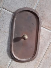Couvercle Ovale Ancien En Cuivre