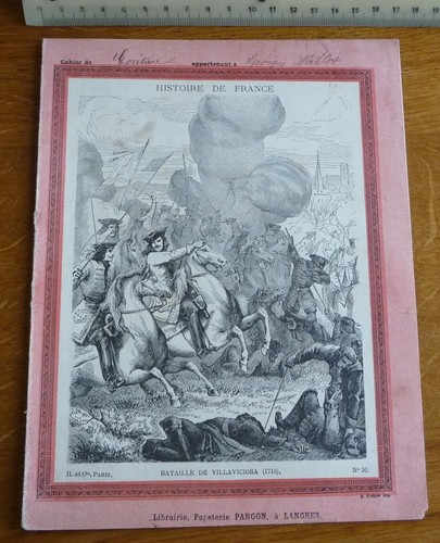 Ancien protège cahier - ancien, protège-cahier