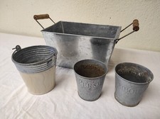 4 Caches pot en métal