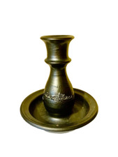 Bougeoir en céramique signée