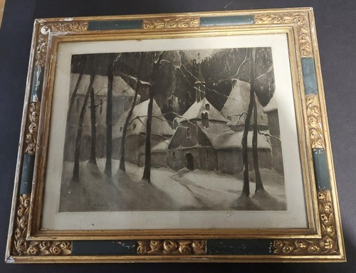 Gravure albert emile artigue - gravure,