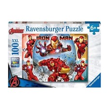 Ravensburger-MARVEL HEROS-Puzzle 100 pieces XXL - Le puissant Iron Man / Marvel 