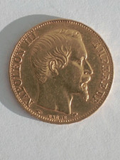 Pièce en or 20 Francs Napoléon 1856 A
