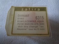 SAPHIR DIAMANT ZAFIRA 6315 PLATINE DISQUE VINYLE PATHE MARCONI ATN 3600